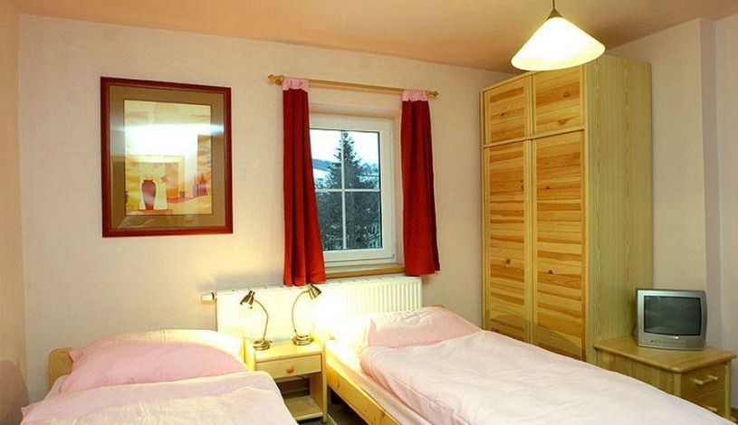 Penzion Sluneční dům Český Krumlov - Růžový pokoj